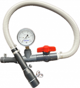 Portable Pressure Gauge Kit (0-10 PSI) Assembly by Hiblow USA