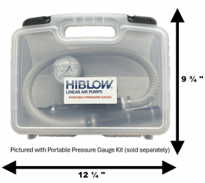 Portable Pressure Gauge Kit Carry Case by Hiblow USA